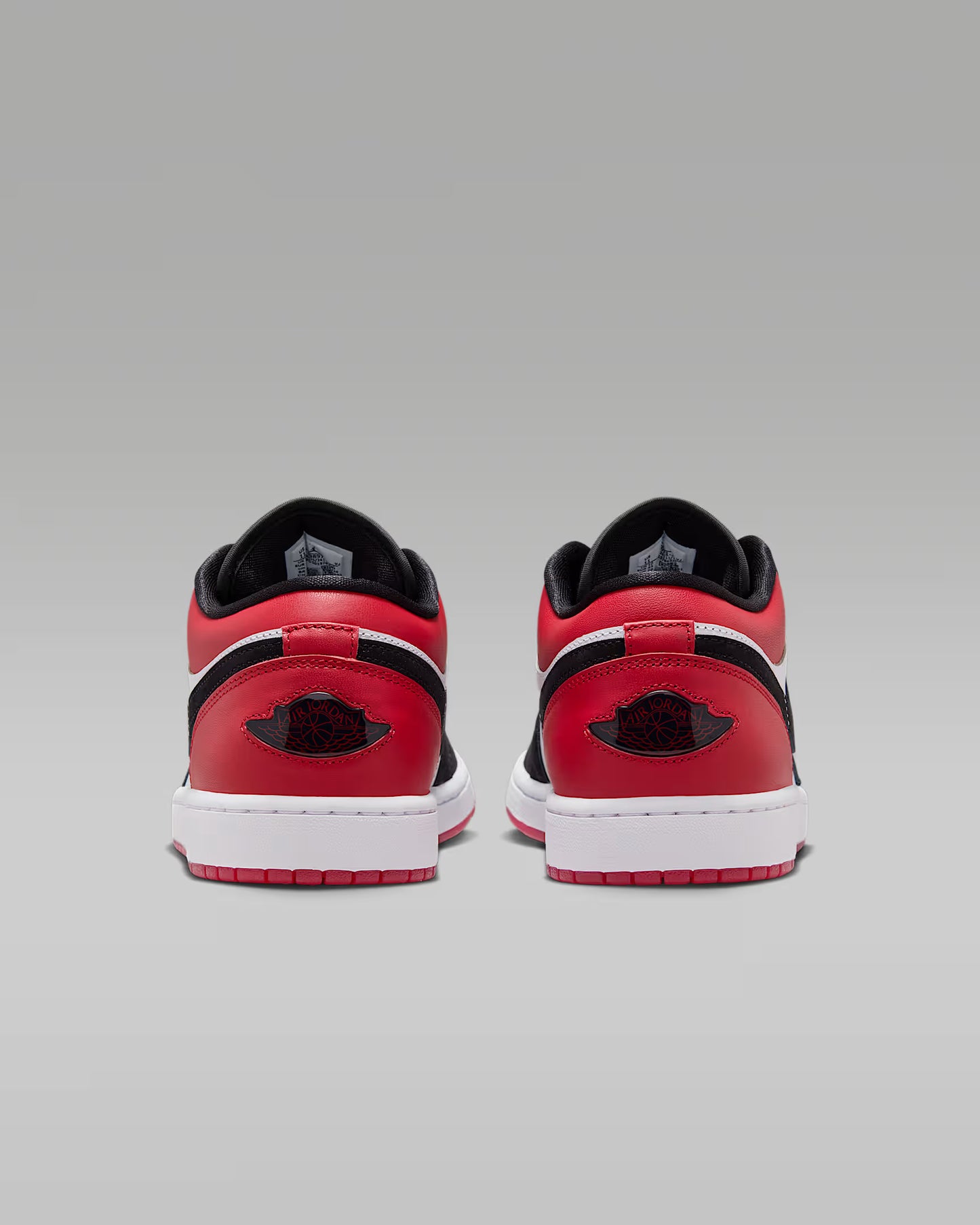 NIKE JORDAN 1 LOW BLACK N RED
