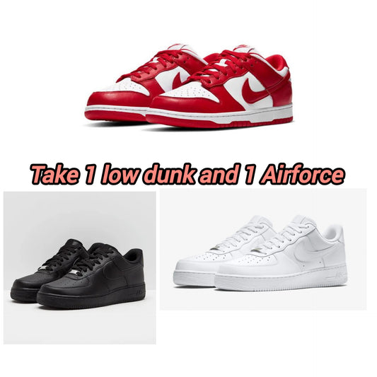 Lowdunk Red + Airforce