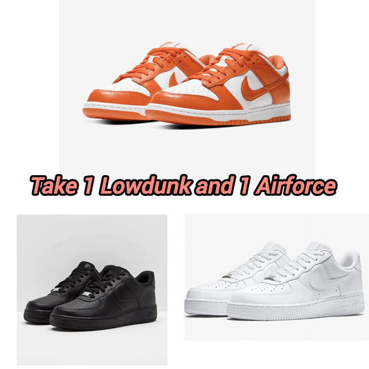 Lowdunk Orange + Airforce