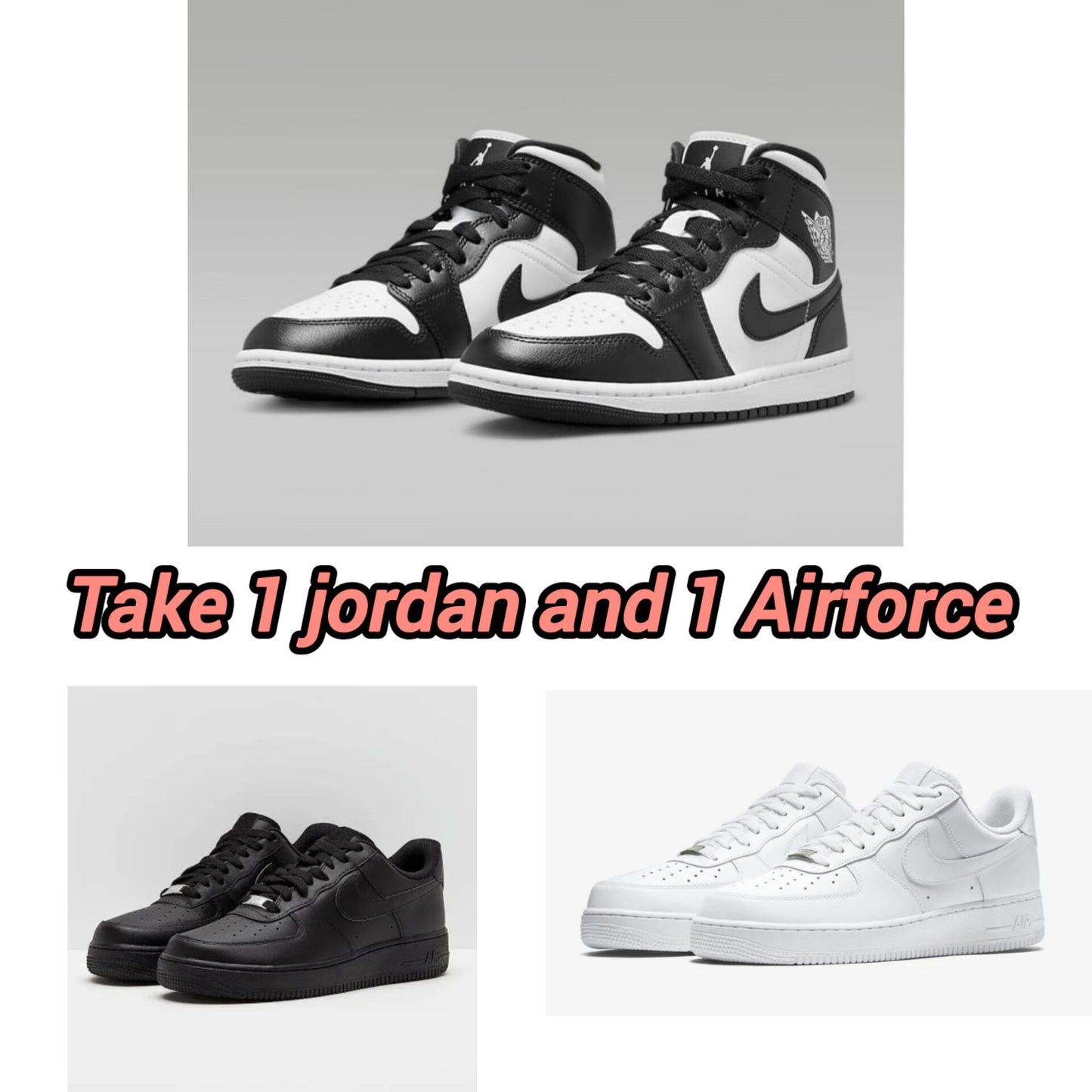 Jordan Black + Airforce