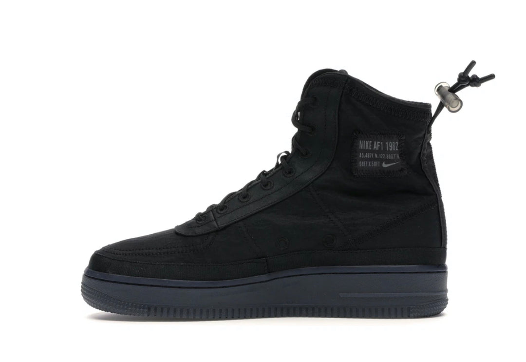 AIRFORE 1 SHELL BOOT BLACK