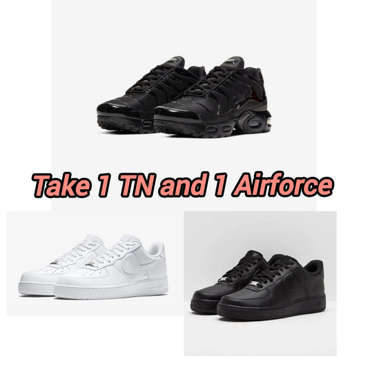 Nike TN Black + Airforce