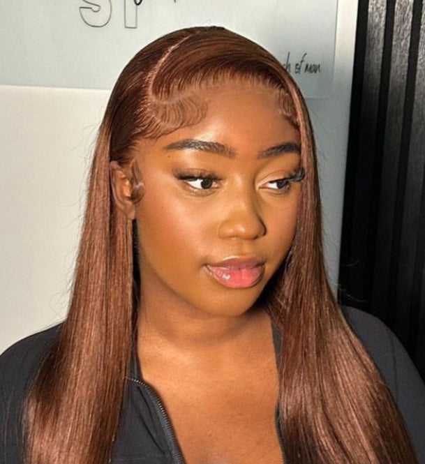 13x4 #4 Straight Frontal Wig