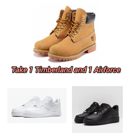 CAMAL TIMBERLAND + AIRFORCE