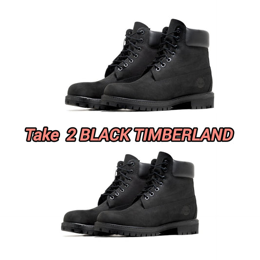 BLACK TIMBERLAND +BLACK TIMBERLAND