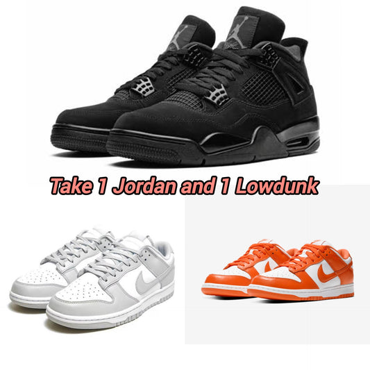Jordan + Lowdunk Grey/Orange