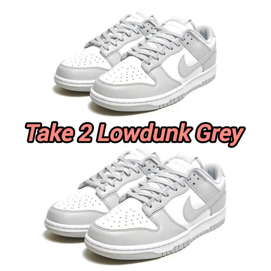 Lowdunk Grey + Lowdunk Grey