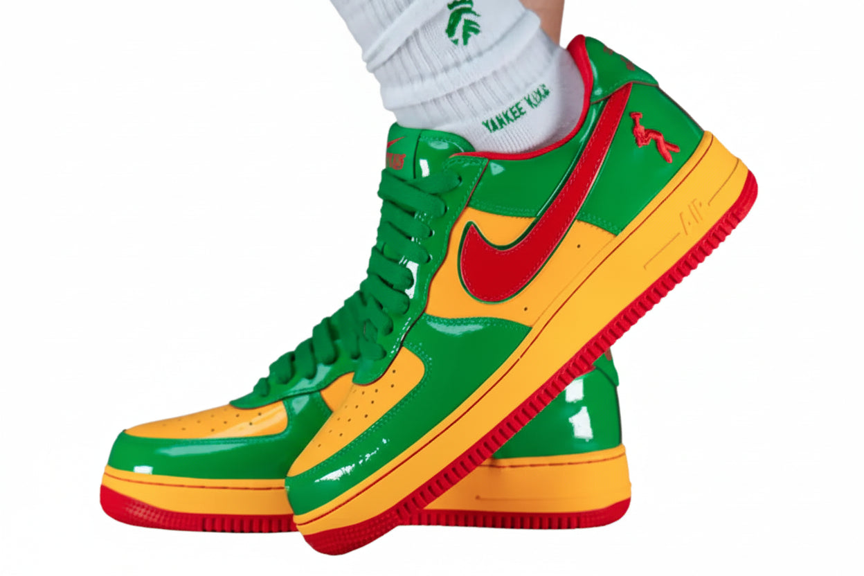 NIKE AIRFORCE RASTA
