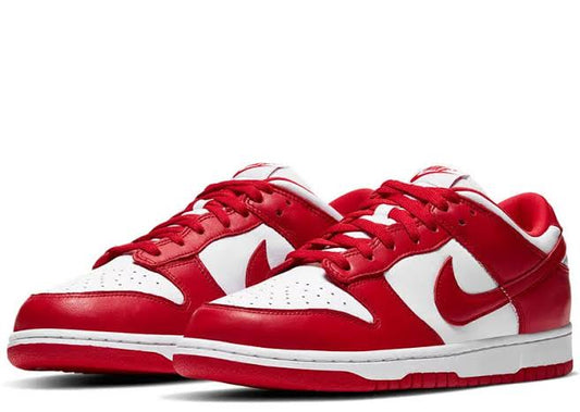 NIKE LOWDUNK WHITE / RED
