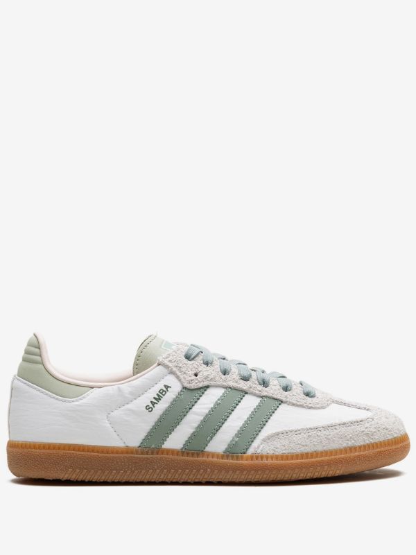 ADIDAS SAMBA SILVER GREEN