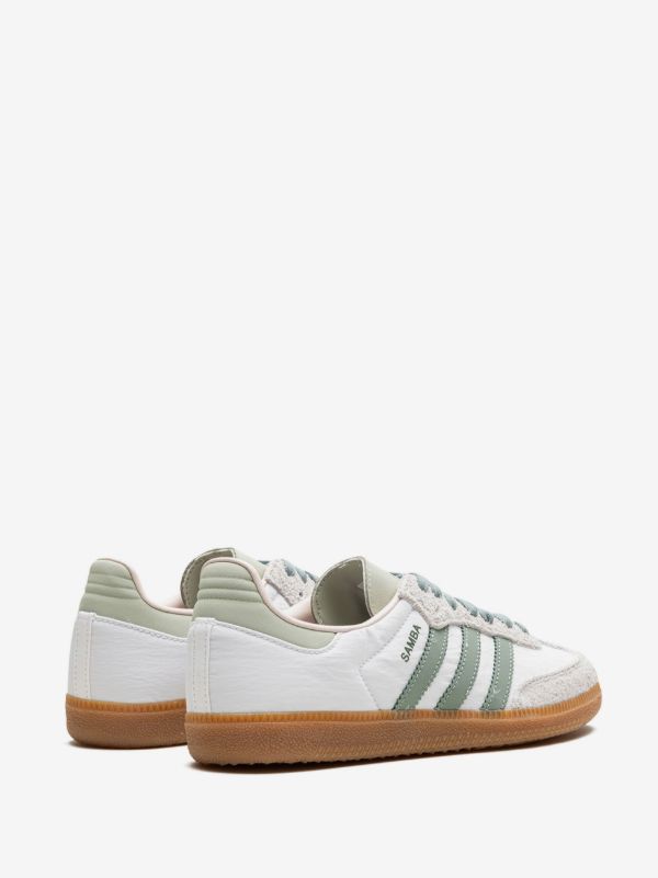 ADIDAS SAMBA SILVER GREEN