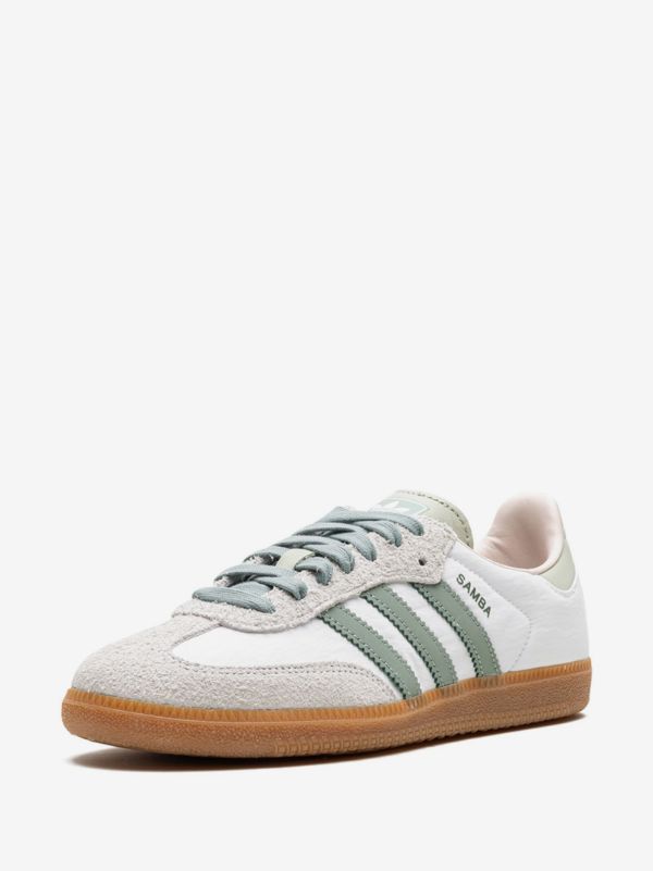 ADIDAS SAMBA SILVER GREEN